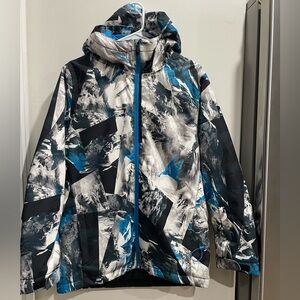 Quiksilver Monochrome Mountain Print Jacket